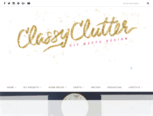 Tablet Screenshot of classyclutter.net